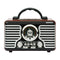 Sankey Radio Portátil | Sintonización FM | Asa Portable | Bluetooth | Plateado