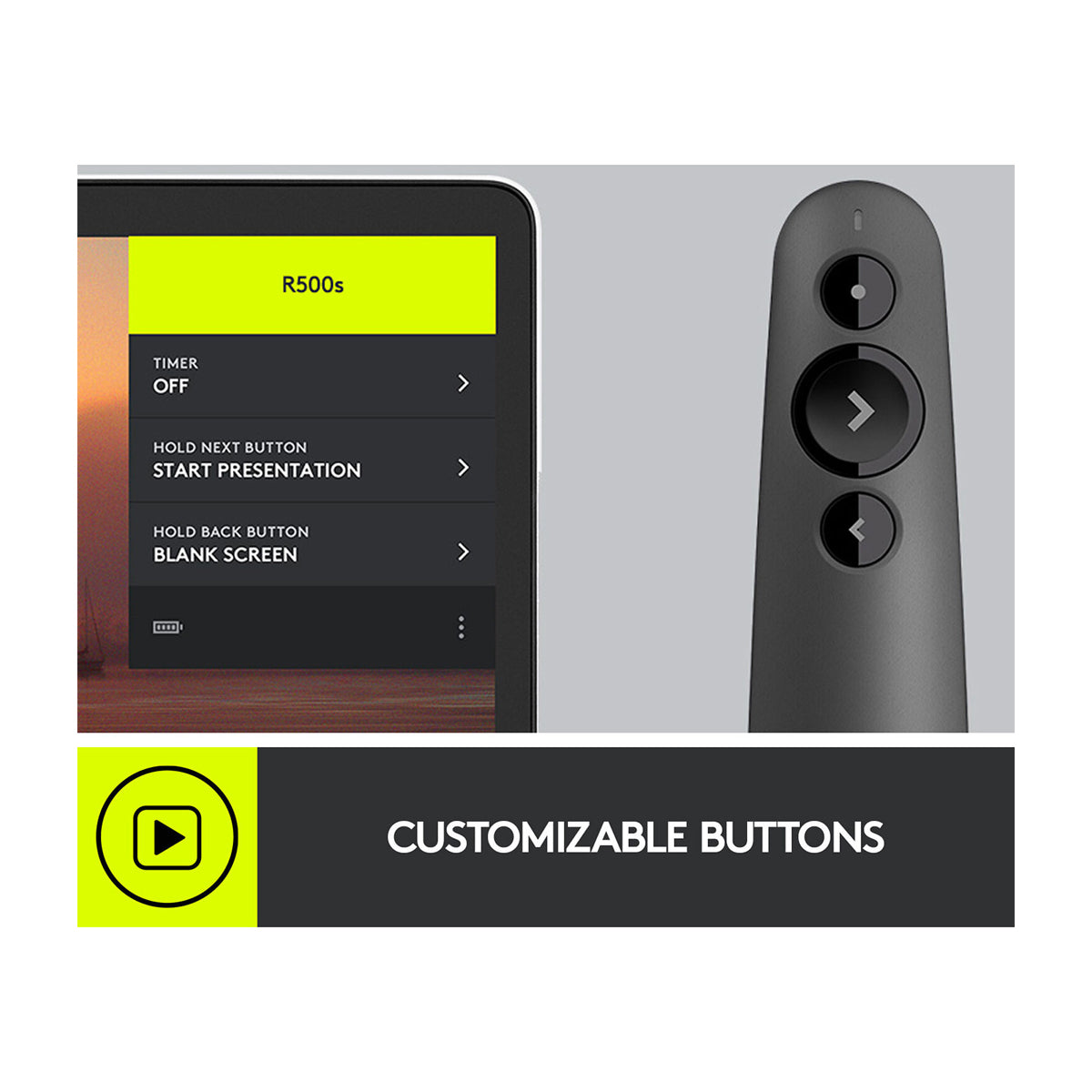 Logitech Puntero Láser Inalámbrico Remoto | 20m de Alcance