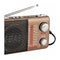 Sankey Radio Portátil | Sintonización FM | Correa Portable | Bluetooth | Marrón