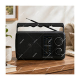 Sankey Radio Portátil | Sintonización FM | Mango Transportadora | Bluetooth | Negro