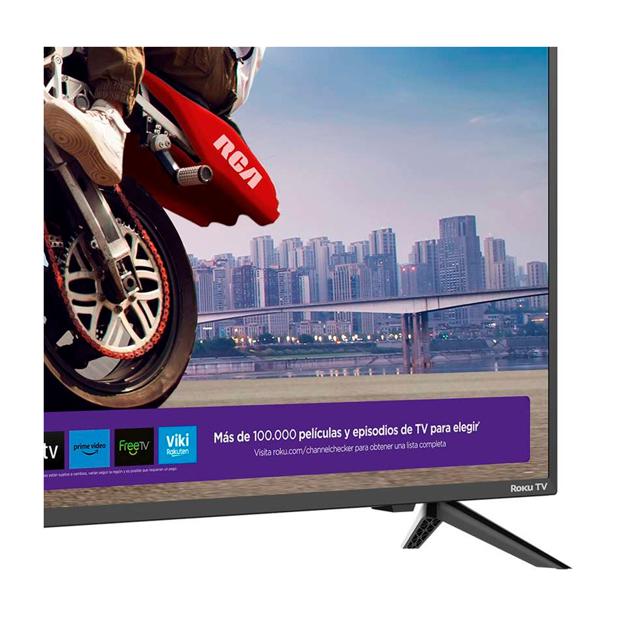 RCA Televisor LED Full HD Smart de 43" | Procesador ARM Cortex A35 Quad Core | Frameless Design | Dolby Audio | Roku TV