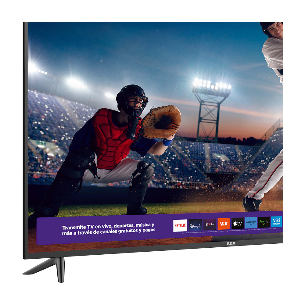 RCA Televisor LED Ultra HD 4K HDR Smart de 50" | Procesador ARM Cortex A53 Quad Core | Frameless Design | Dolby Audio | Roku TV