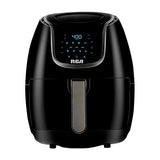 RCA Freidora de Aire Digital 6-en-1 | 3.5L | 10 Funciones | Control de Temperatura | Antiadherente | Negro