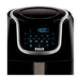 RCA Freidora de Aire Digital 6-en-1 | 3.5L | 10 Funciones | Control de Temperatura | Antiadherente | Negro