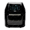 RCA Horno Freidora de Aire Digital 7-en-1 | 8 Funciones | Control de Temperatura | Antiadherente | Negro