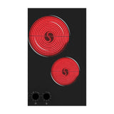 RCA Estufa Empotrable Eléctrica de Vitrocerámica | 24" | 4 Quemadores | 9 Niveles de Potencia