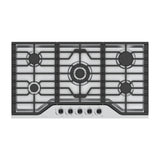 RCA Estufa Empotrable a Gas de Acero Inoxidable | 36” | 5 Quemadores | Encendido Eléctrico