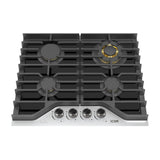 RCA ICON Estufa Empotrable a Gas de Vidrio Templado | 24” | 4 Quemadores | 4 Válvulas de Seguridad