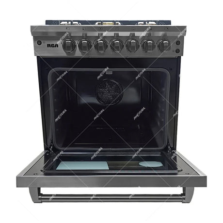 RCA ICON Estufa a Gas de Acero Inoxidable | Convección | Enc. Eléctrico | 36" | 5 Quemadores