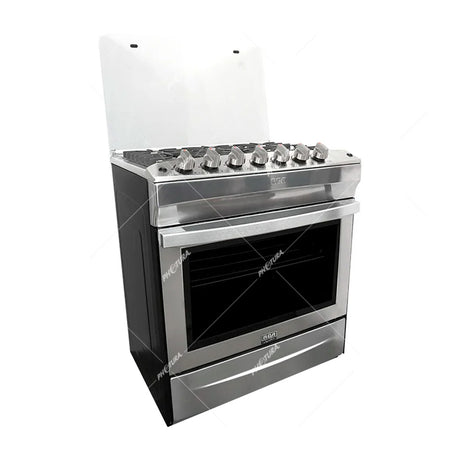 RCA Signature Estufa a Gas de Acero Inoxidable | Tapa | 30" | 6 Quemadores