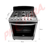 RCA Signature Estufa a Gas de Acero Inoxidable | Enc. Eléctrico  | 30" | 6 Quemadores