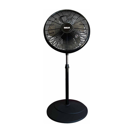 RCA Abanico de Pedestal Deluxe de 16" | 3 Velocidades | Negro