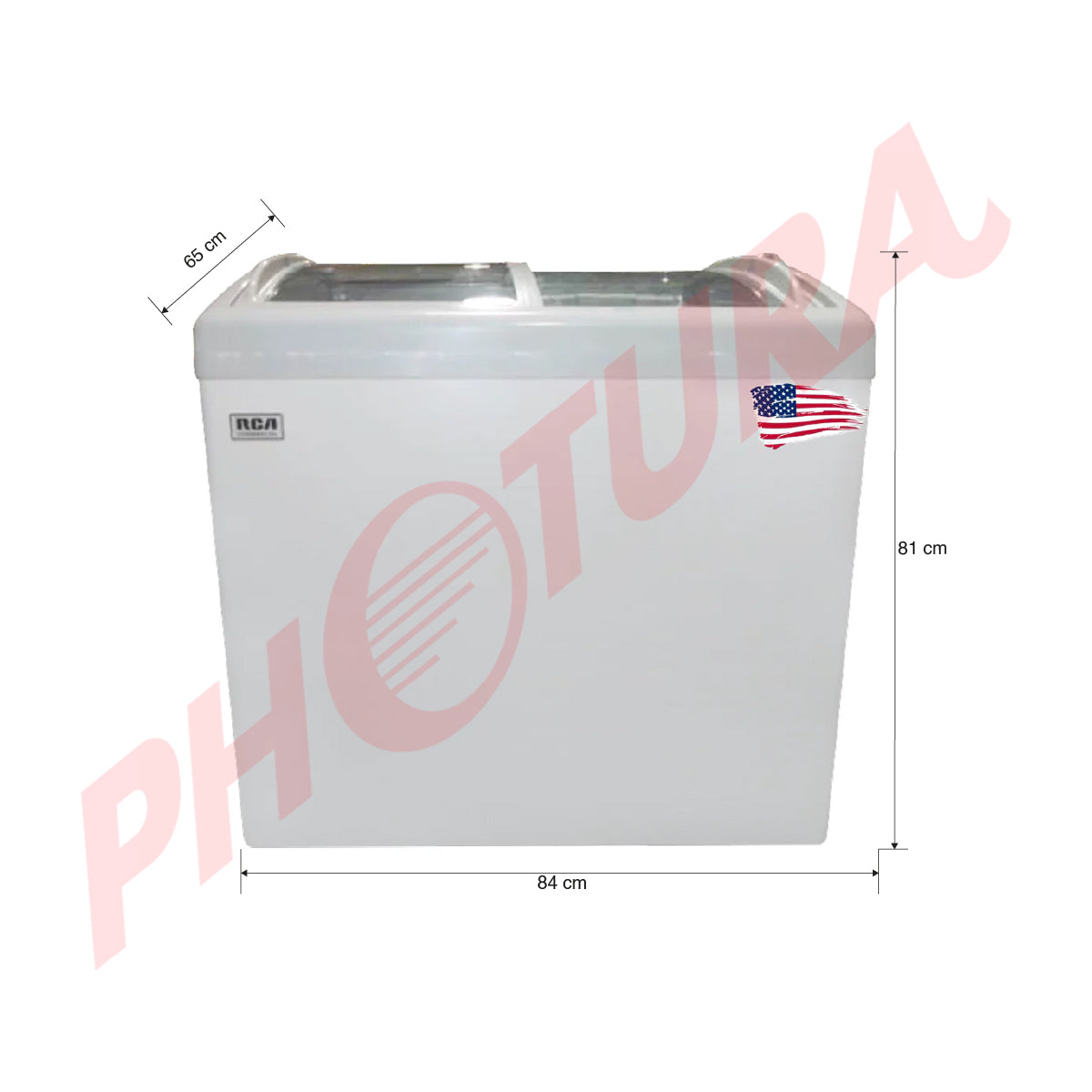 RCA Congelador Comercial Horizontal de 9p3 | Gris