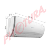 RCA Aire Acondicionado Split Inverter +Plus 34,000 BTU | SEER 17 | WiFi | Bluetooth | Compatible con Google Assistant & Amazon Alexa | Función Health | 220V