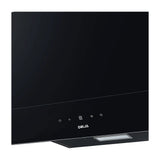Drija Rectángulo 90 Black Extractor de Grasa | Tipo Chimenea | 3 Velocidades | Panel Táctil | 1 Filtro de Carbón | 1 Filtro de Aluminio | 400m3/H