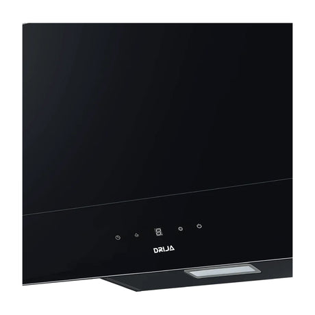 Drija Rectángulo 90 Black Extractor de Grasa | Tipo Chimenea | 3 Velocidades | Panel Táctil | 1 Filtro de Carbón | 1 Filtro de Aluminio | 400m3/H