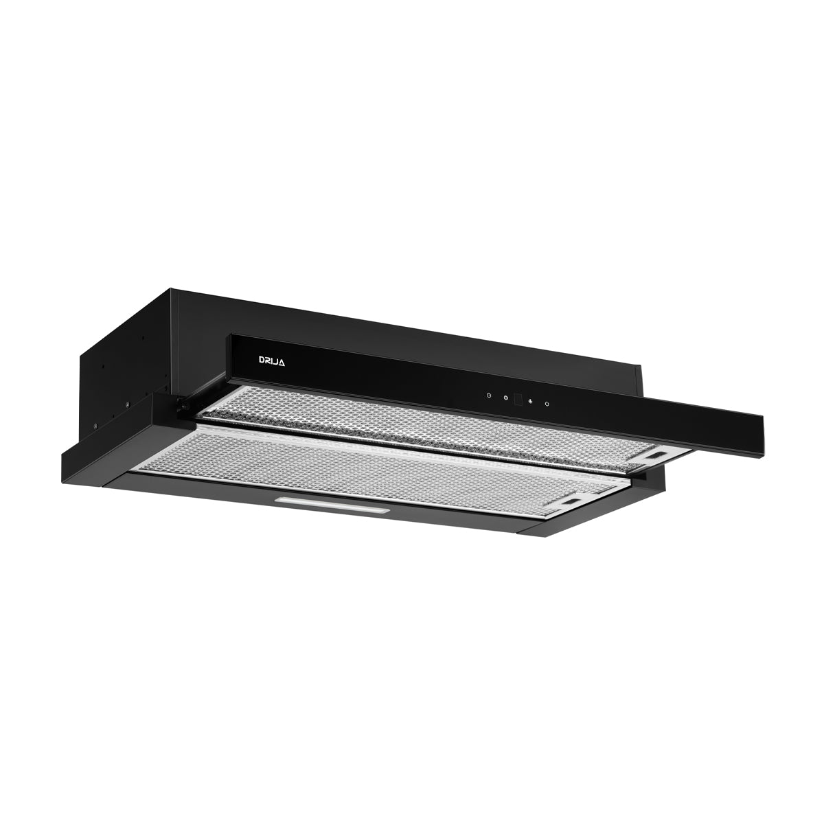 デブリンコ364MK・370C.GY・375BK/G.BE・387MK DRIJA Retráctil Touch 76 Black Extractor de Grasa | Negro - Photura