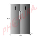 Sankey Bundle Refrigeradora y Congelador Inverter | Enfriamiento Supremo | Descongelación Automática | 22.32p3