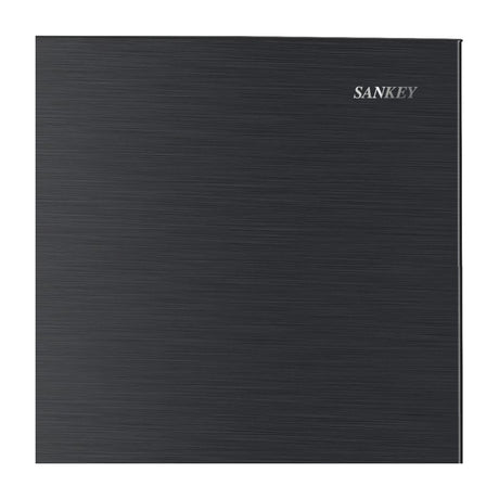 Sankey Refrigeradora Top Freezer Inverter | Enfriamiento Supremo | Descongelación Automática | Dispensador de Agua | 11.72p3 | Negro