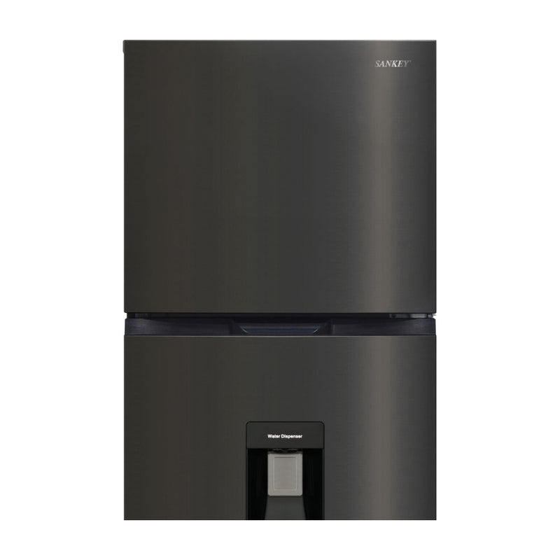 Sankey Refrigeradora Top Freezer Inverter | Enfriamiento Supremo | Descongelación Automática | Dispensador de Agua | 15.8p3 | Negro