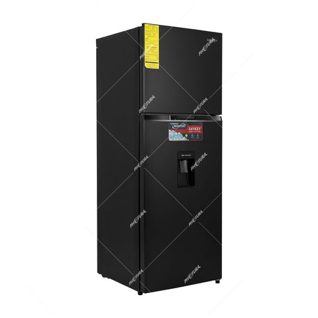 Sankey Refrigeradora Top Freezer Inverter | Enfriamiento Supremo | Descongelación Automática | Dispensador de Agua | 15.75p3 | Negro