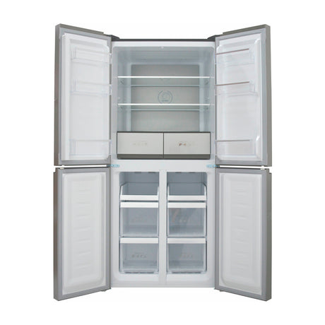 Sankey Refrigeradora Cross Door Inverter de 4 Puertas | Enfriamiento Supremo | Descongelación Automática | 16.46p3 | Negro