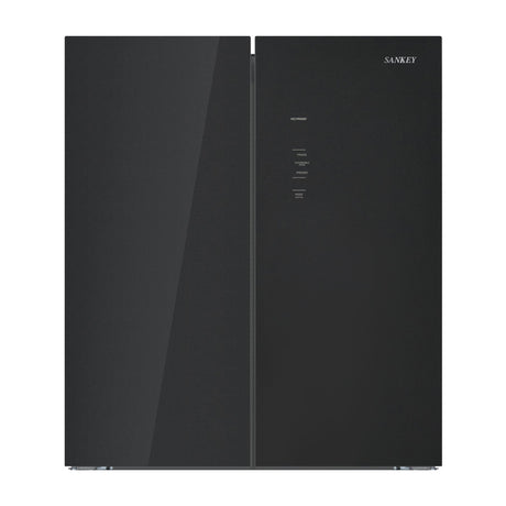 Sankey Refrigeradora Cross Door Inverter de 4 Puertas | Enfriamiento Supremo | Descongelación Automática | 16.46p3 | Negro