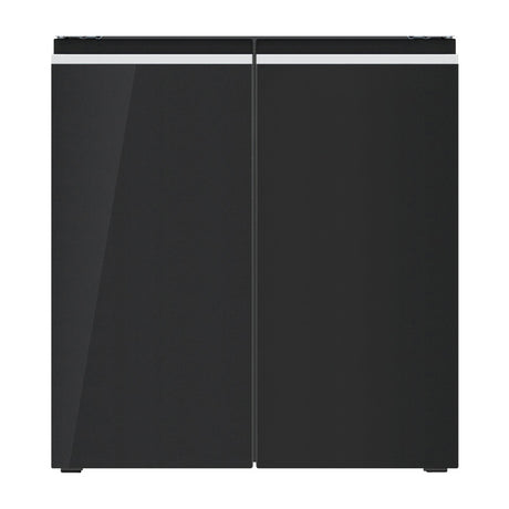 Sankey Refrigeradora Cross Door Inverter de 4 Puertas | Enfriamiento Supremo | Descongelación Automática | 16.46p3 | Negro
