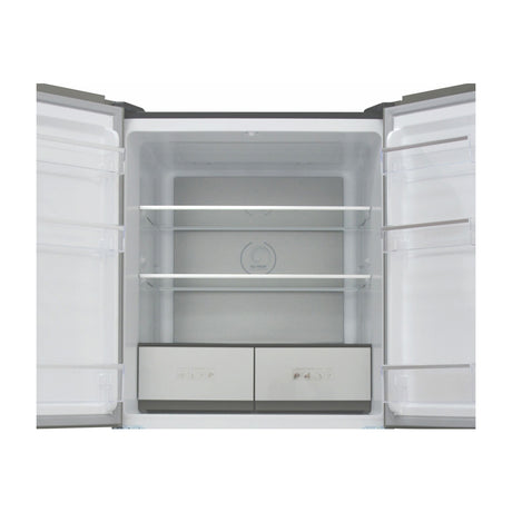 Sankey Refrigeradora Cross Door Inverter de 4 Puertas | Enfriamiento Supremo | Descongelación Automática | 16.46p3 | Negro