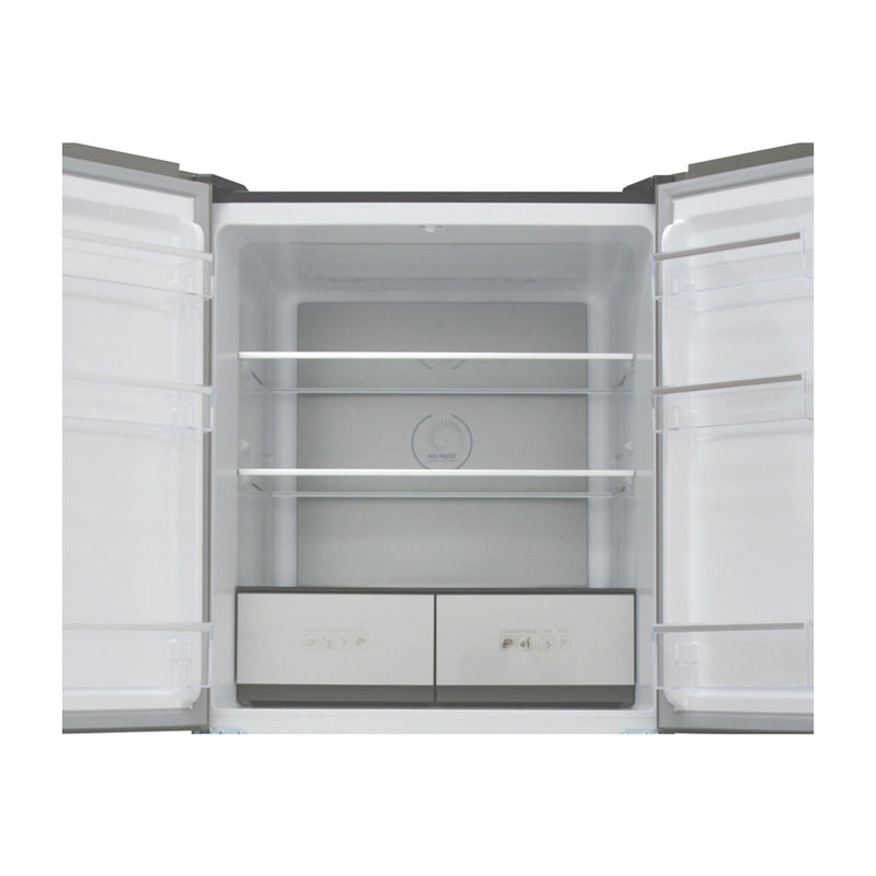 Sankey Refrigeradora Cross Door Inverter de 4 Puertas | Enfriamiento Supremo | Descongelación Automática | 16.46p3 | Negro