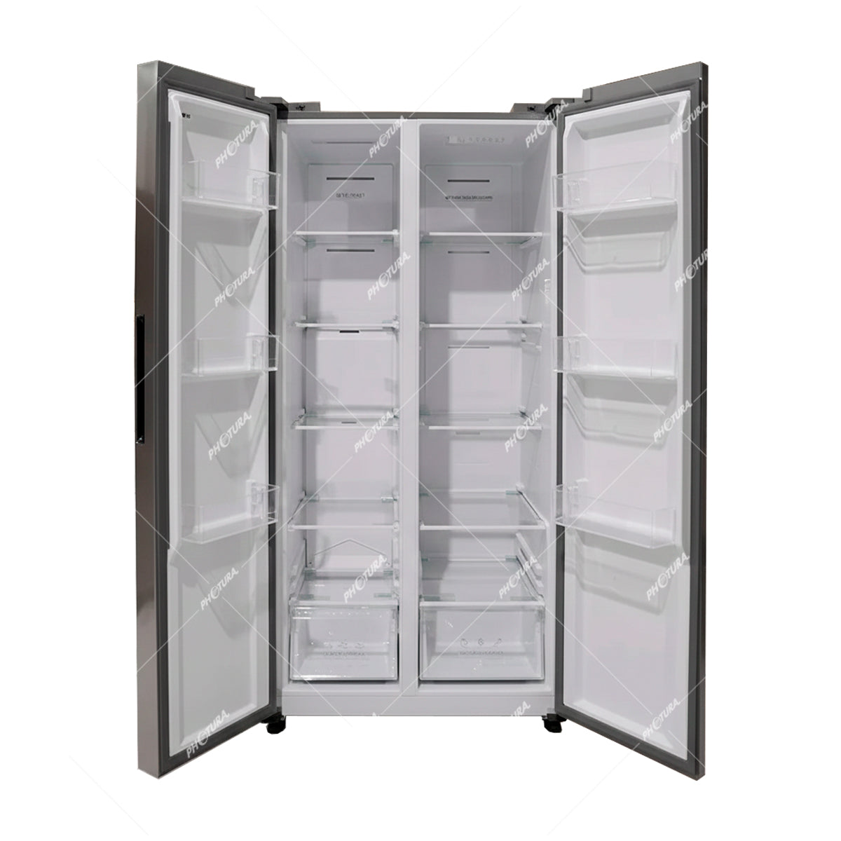 Sankey Refrigeradora Side by Side Inverter | Super Enfriamiento | Descongelación Automática | 16.14p3 | Gris