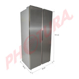 Sankey Refrigeradora Side by Side Inverter | Super Enfriamiento | Descongelación Automática | 16.14p3 | Gris