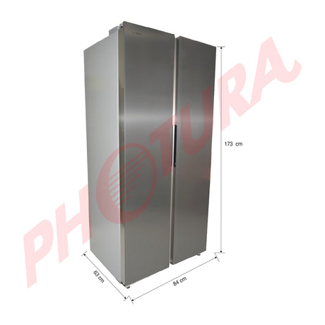 Sankey Refrigeradora Side by Side Inverter | Super Enfriamiento | Descongelación Automática | 16.14p3 | Gris