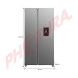 Sankey Refrigeradora Side by Side Inverter | Enfriamiento Supremo | Descongelación Automática | Dispensador de Agua | 16.56p3