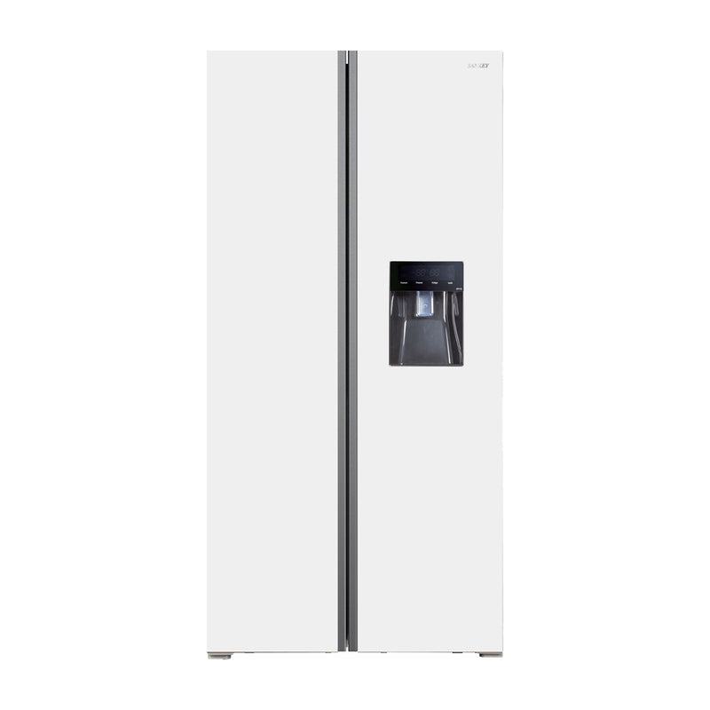 Sankey Refrigeradora Side by Side Inverter | Enfriamiento Supremo | Descongelación Automática | Dispensador de Agua | 15.36p3 | Blanco