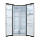 Sankey Refrigeradora Side by Side Inverter | Enfriamiento Supremo | Descongelación Automática | Dispensador de Agua | 15.4p3 | Grey Glass