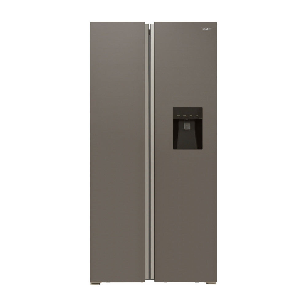 Sankey Refrigeradora Side by Side Inverter | Enfriamiento Supremo | Descongelación Automática | Dispensador de Agua | 15.36p3 | Gris