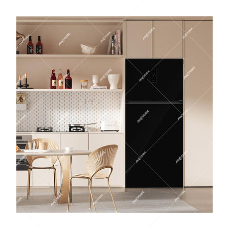 Sankey Refrigeradora Top Freezer | Rápido Enfriamiento | Control de Temperatura | 16.95p3 | Negro