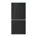 Sankey Refrigeradora Cross Door Inverter de 4 Puertas | Enfriamiento Supremo | Descongelación Automática | 18.43p3 | Negro