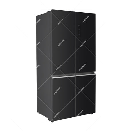 Sankey Refrigeradora Cross Door Inverter de 4 Puertas | Enfriamiento Supremo | Descongelación Automática | 18.43p3 | Negro