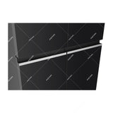 Sankey Refrigeradora Cross Door Inverter de 4 Puertas | Enfriamiento Supremo | Descongelación Automática | 18.43p3 | Negro