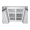 Sankey Refrigeradora Cross Door Inverter de 4 Puertas | Enfriamiento Supremo | Descongelación Automática | 18.43p3 | Negro