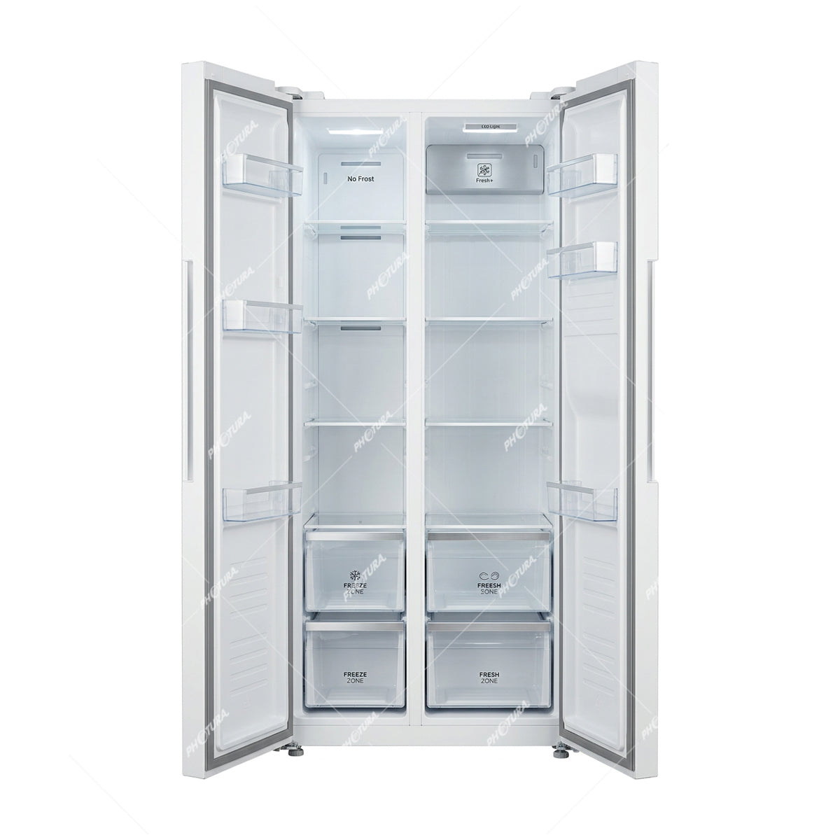 Sankey Refrigeradora Side by Side Inverter | Enfriamiento Supremo | Descongelación Automática | Dispensador de Agua | 18.96p3 | Blanco