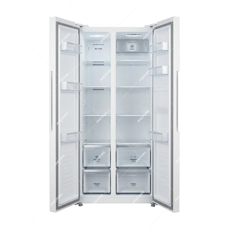 Sankey Refrigeradora Side by Side Inverter | Enfriamiento Supremo | Descongelación Automática | Dispensador de Agua | 18.96p3 | Blanco