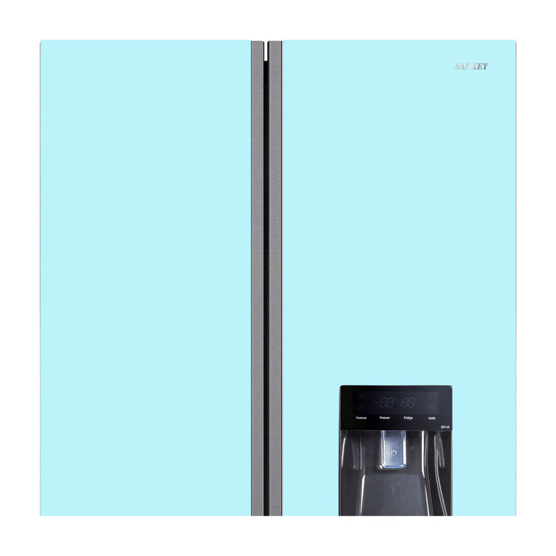 Sankey Refrigeradora Side by Side Inverter | Enfriamiento Supremo | Descongelación Automática | Dispensador de Agua | 18.9p3 | Celeste