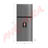 Sankey Refrigeradora Top Freezer Inverter | Enfriamiento Supremo | Descongelación Automática | Dispensador de Agua | 18.61p3