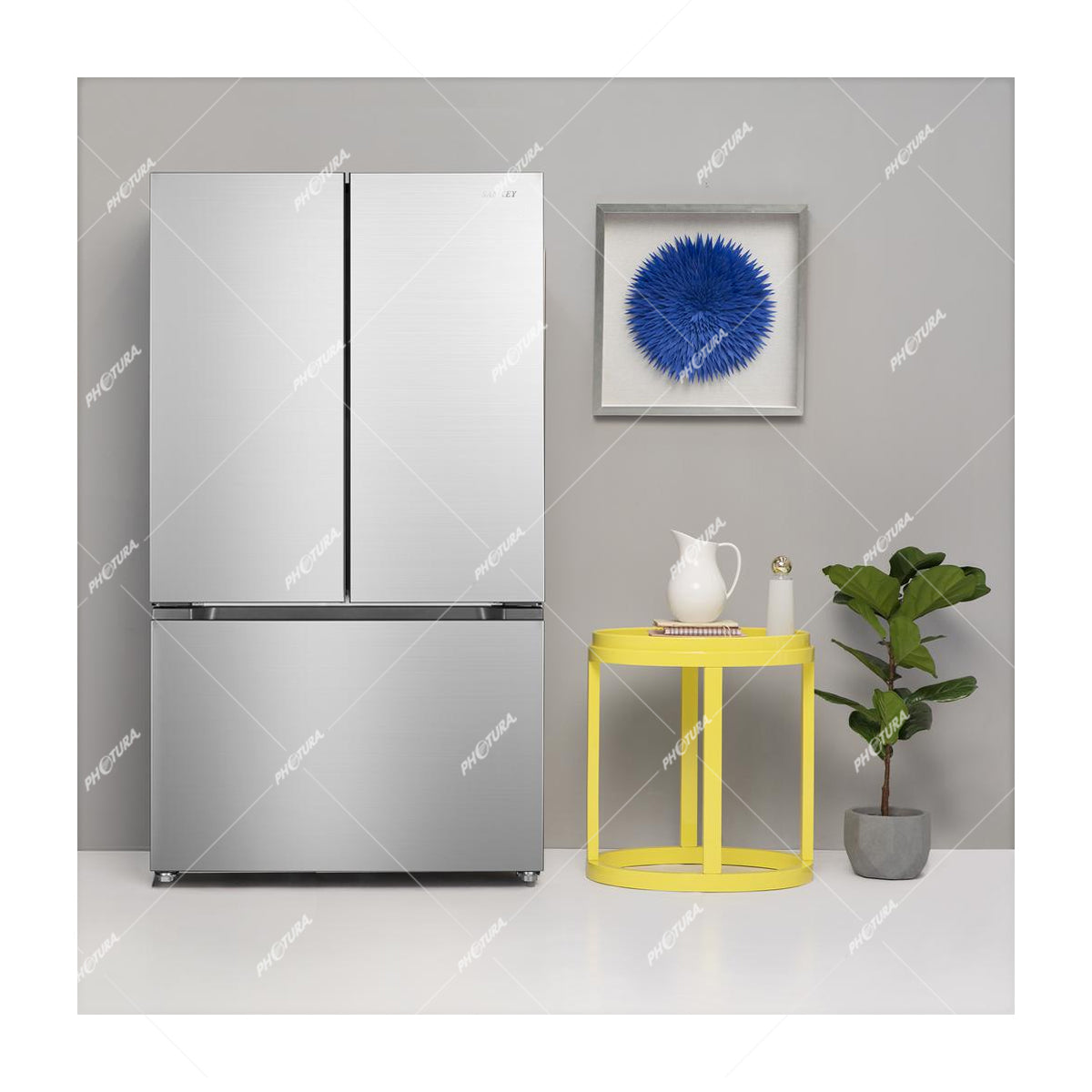 Sankey Refrigeradora French Door Inverter de 3 Puertas | Enfriamiento Supremo | Descongelación Automática | 20.34p3