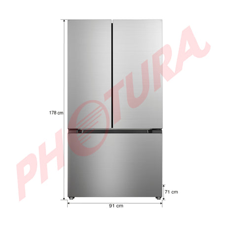 Sankey Refrigeradora French Door Inverter de 3 Puertas | Enfriamiento Supremo | Descongelación Automática | 20.34p3
