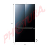 Sankey Refrigeradora French Door Inverter de 3 Puertas | Enfriamiento Supremo | Descongelación Automática | 20.34p3 | Mirror