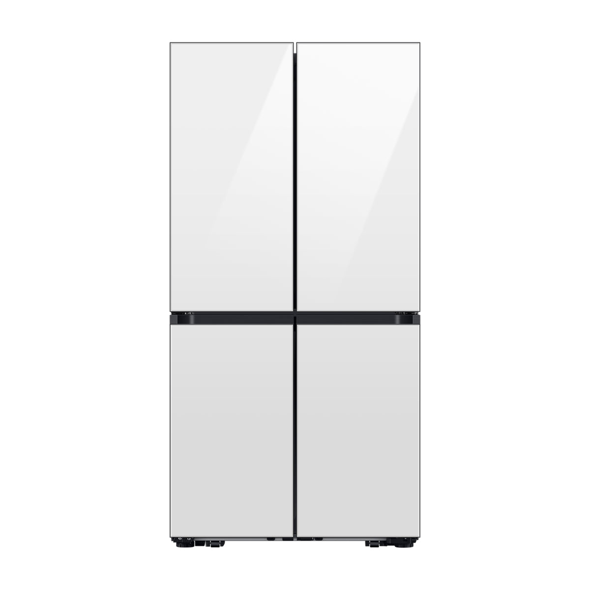 Samsung BESPOKE Refrigeradora Cross Door de 4 Puertas Inverter | Metal Cooling | Triple Cooling | Dual Ice Maker | Beverage Center | 19.63p3 | Clean White